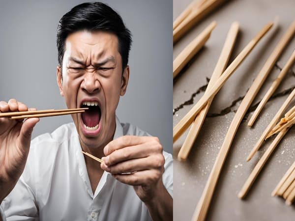 Không may bị gãy đũa điềm gì