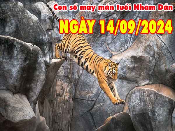 Thống kê con số may mắn tuổi Nhâm Dần ngày 14/9/2024 thứ 7 hôm nay