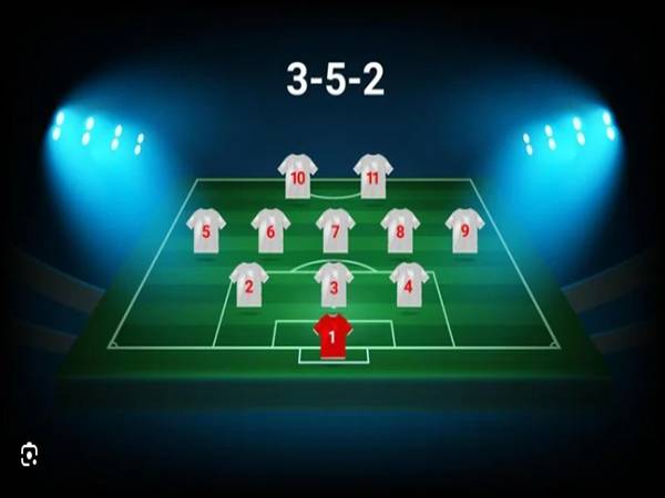 Cách vận hành sơ đồ 3 5 2 trong bóng đá hiệu quả nhất