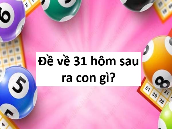 Tìm hiểu ngay đề về 31 hôm sau về con gì hốt tài lộc?