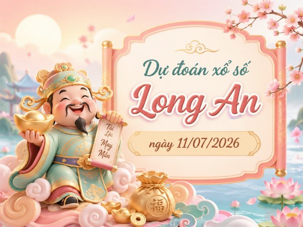 Dự đoán XSLA ngày 11/7/2026 thứ 7 chính xác 100